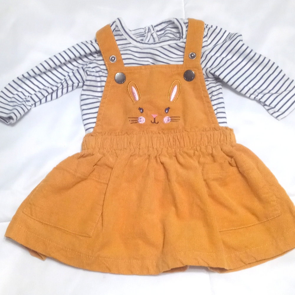 Little Me Overall Dress